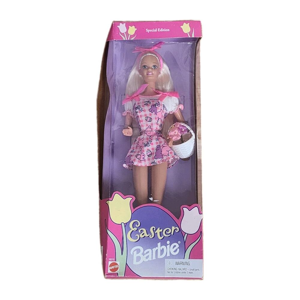 Vintage 90’s Easter Barbie Doll Special Edition 1996 Mattel New In Box